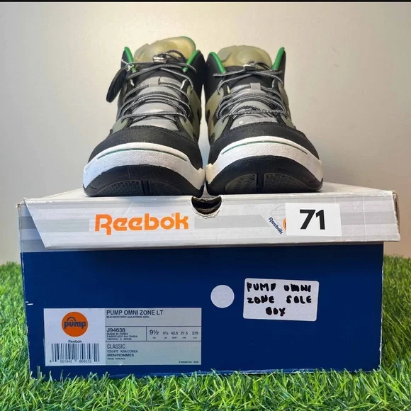 Reebok Pump Omni Zone LT X Solebox Black Green